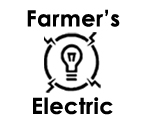 Farmer's Electric logo - Oklahoma Men Count Golf Classic Sponsors - KOFM - Enid, Oklahoma